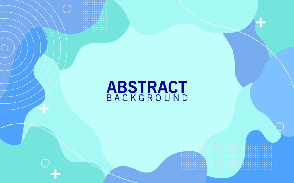 abstract blue sea memphis design background vector illustration Free Vector