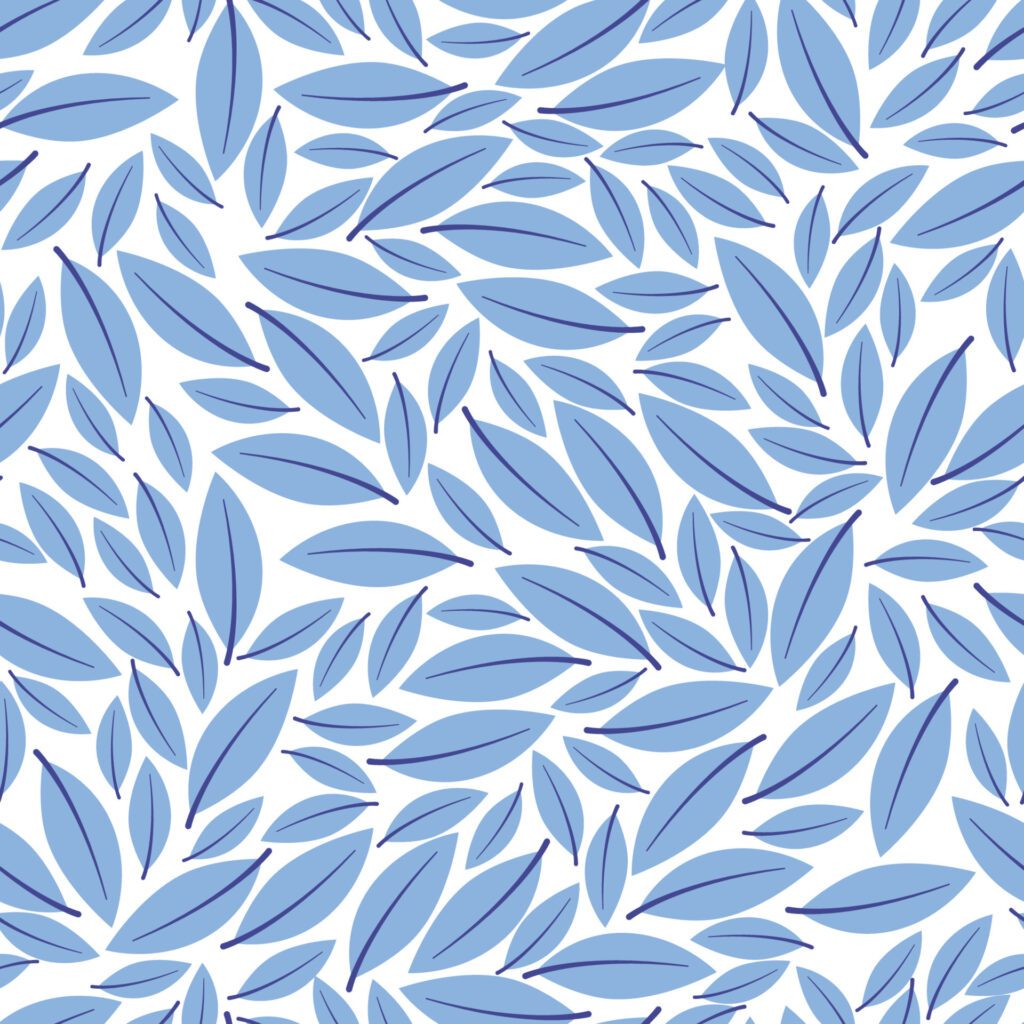 seamless pattern leaves with white background Free Vector