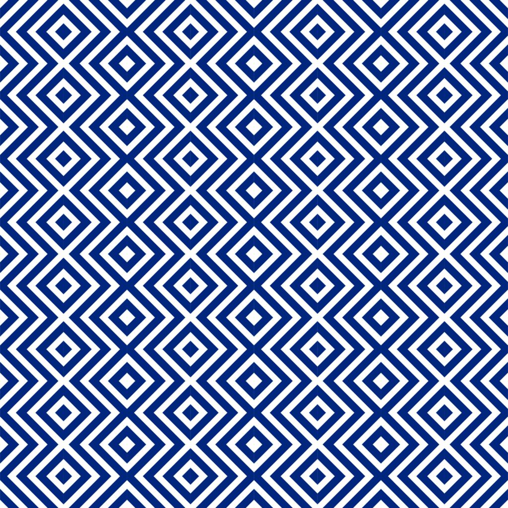 Beautiful abstract blue geometric pattern background Free Vector