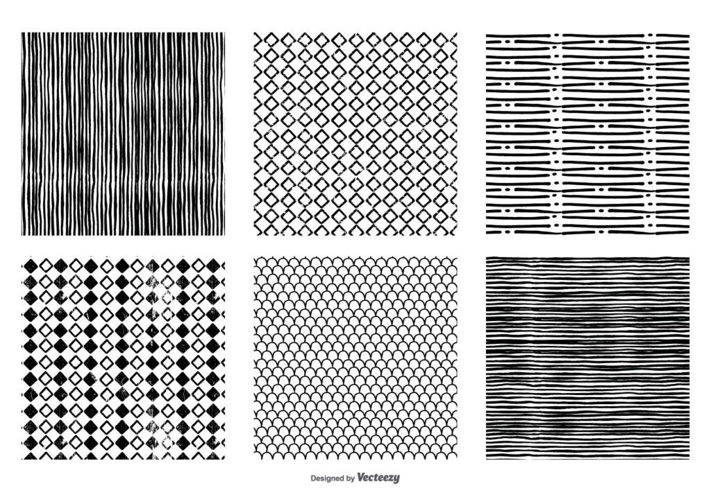 Hand Drawn Seamless Vector Patterns Free Vector and Free SVG