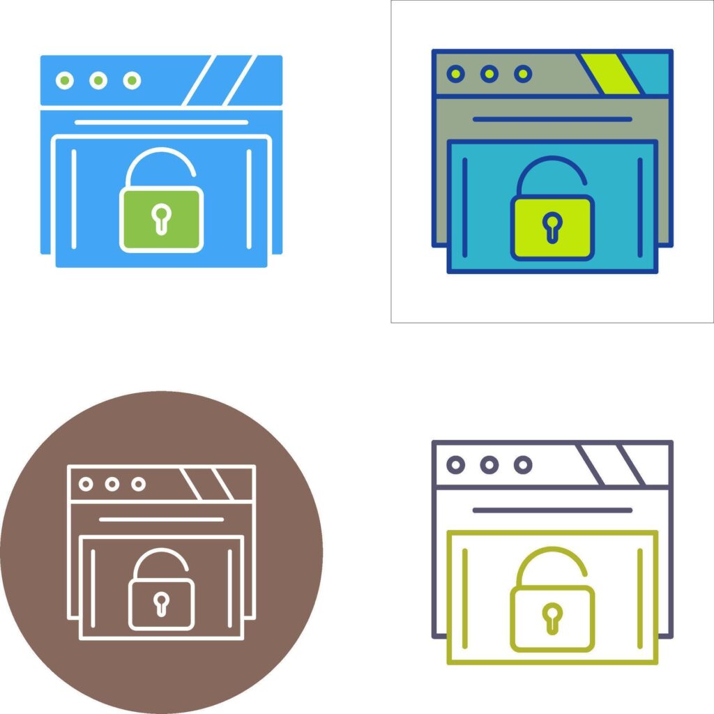 Padlock Icon Design Stock Free