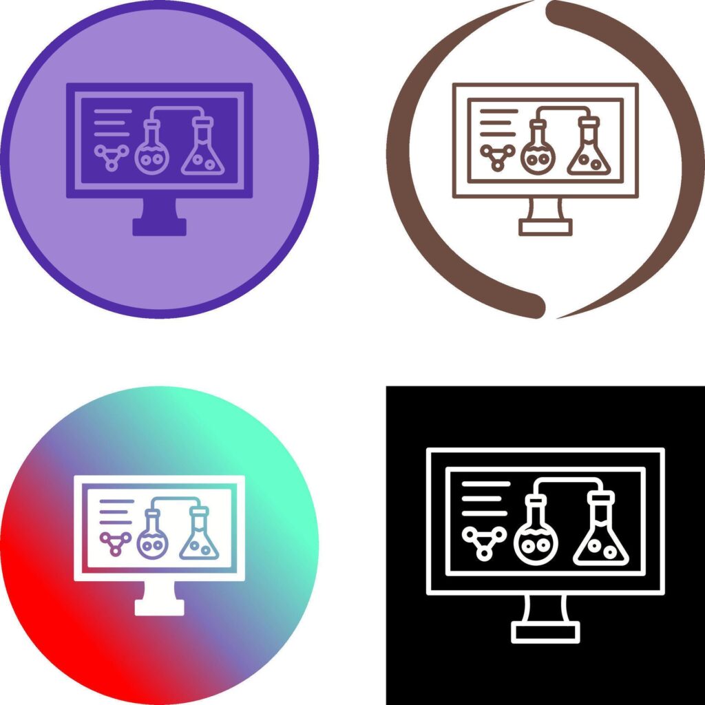 Experiment Icon Design Stock Free