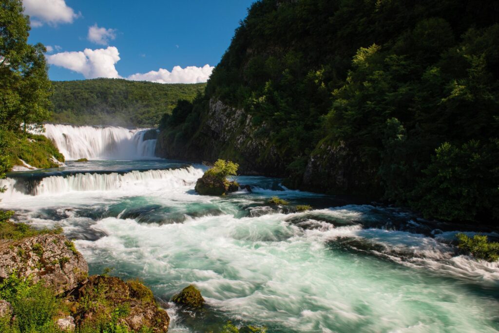 Waterfall nature landscape Stock Free