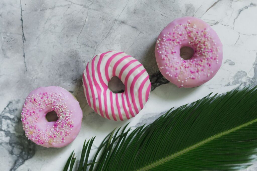 Colorful donuts Stock Free