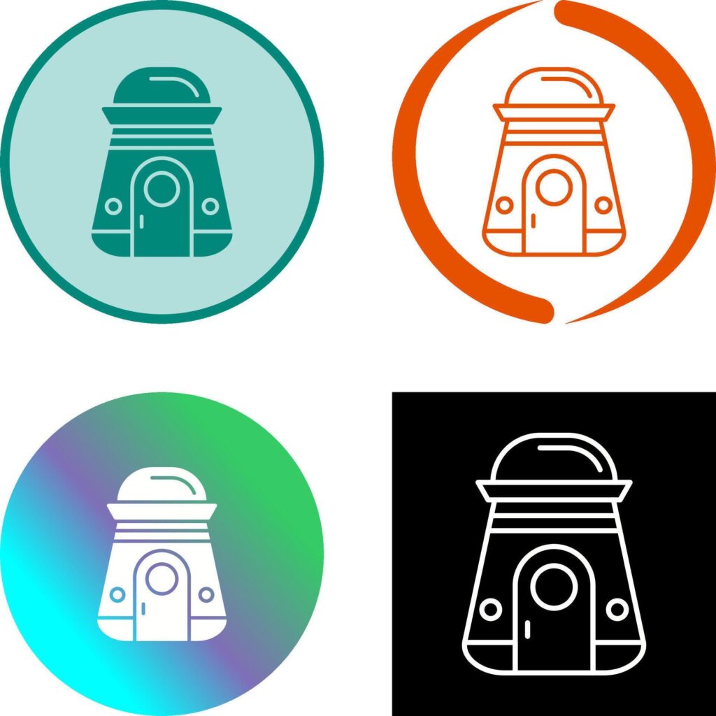 Space Capsule Icon Design Stock Free