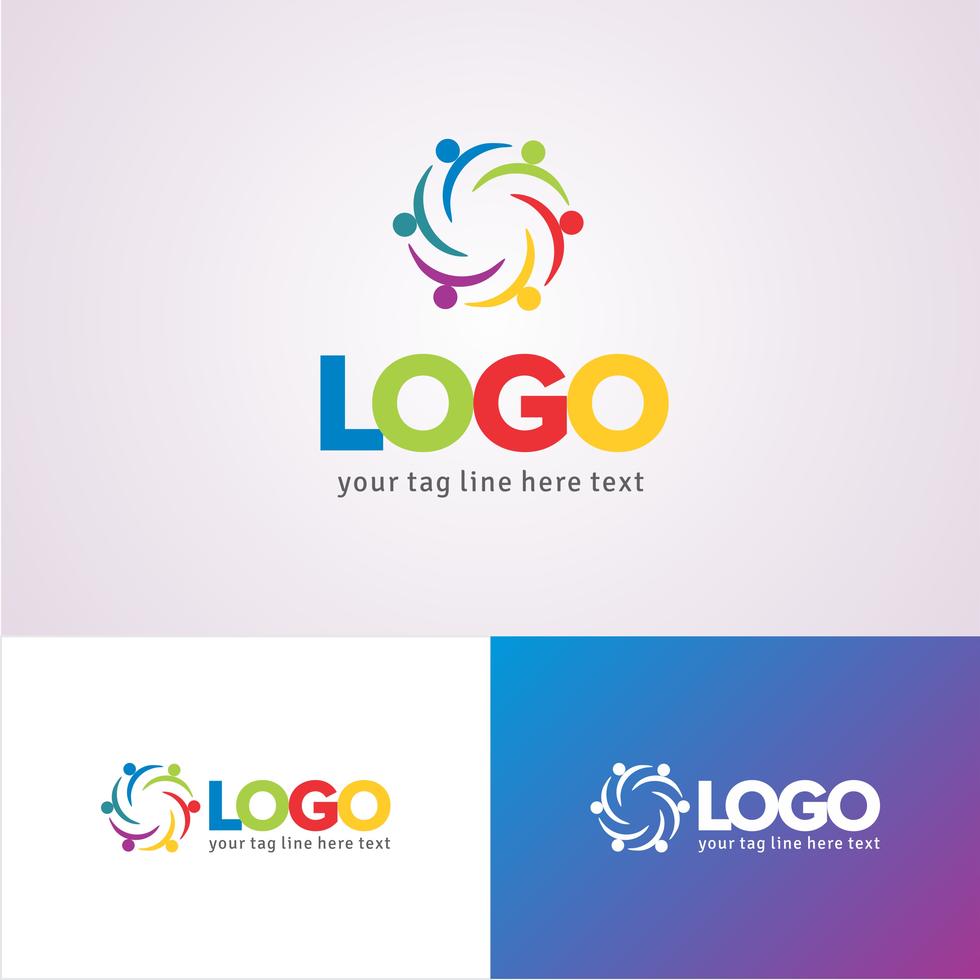 Corporate NGO Logo Design Template Stock Free