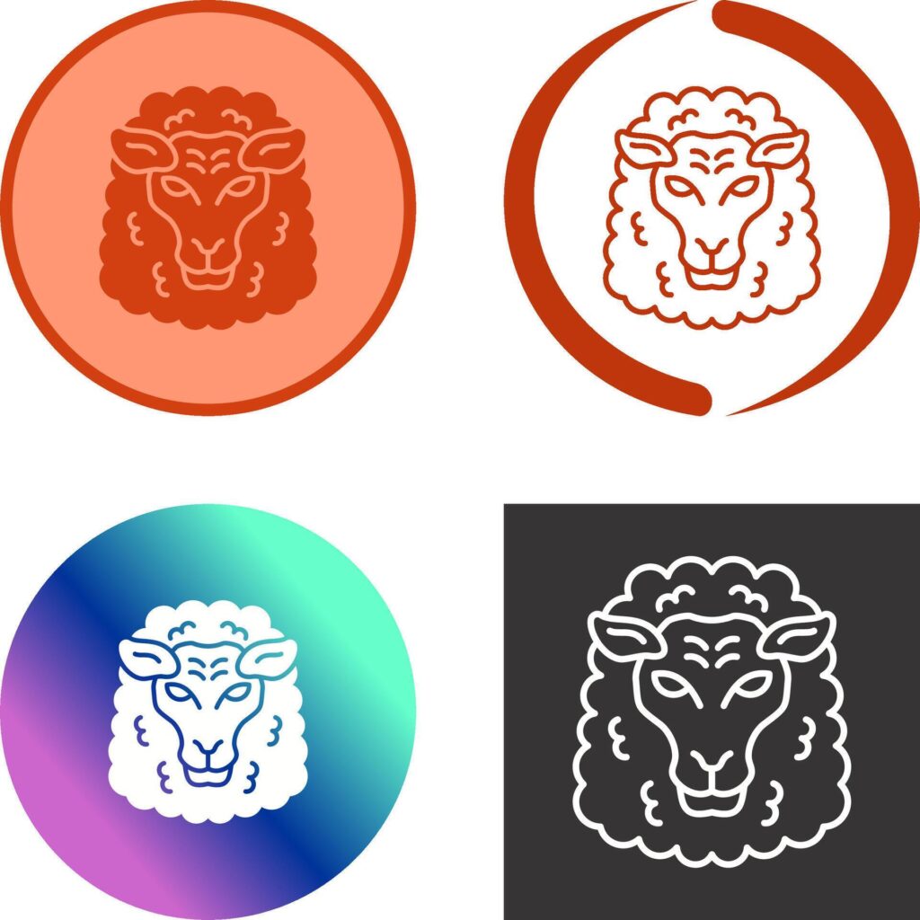 Sheep Icon Design Stock Free