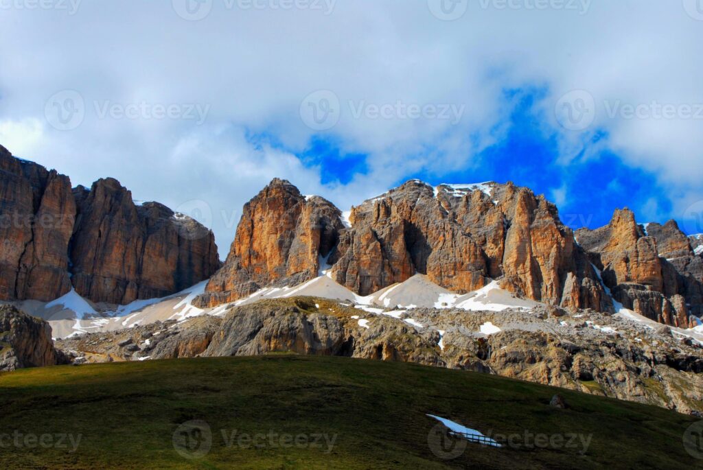 dolomites mountain in the nature Stock Free