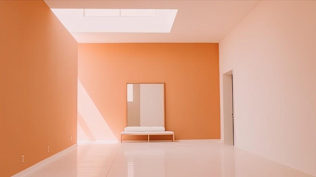 Minimal vivid interior. Illustration Stock Free