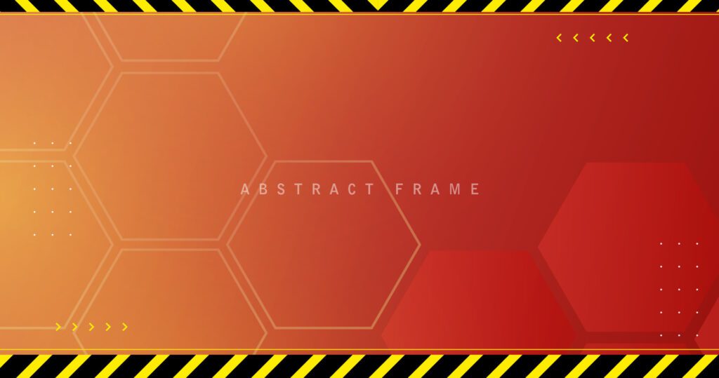 modern background abstract frame, colorful, gradient with warning lines on top and bottom, business, etc, eps 10 Free Vector