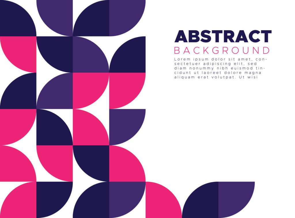 abstract geomtric background modern style art punchy vector design Free Vector