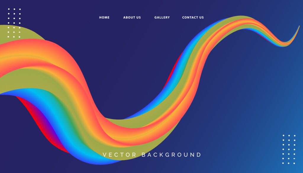 Abstract modern flow colorful background Free Vector and Free SVG