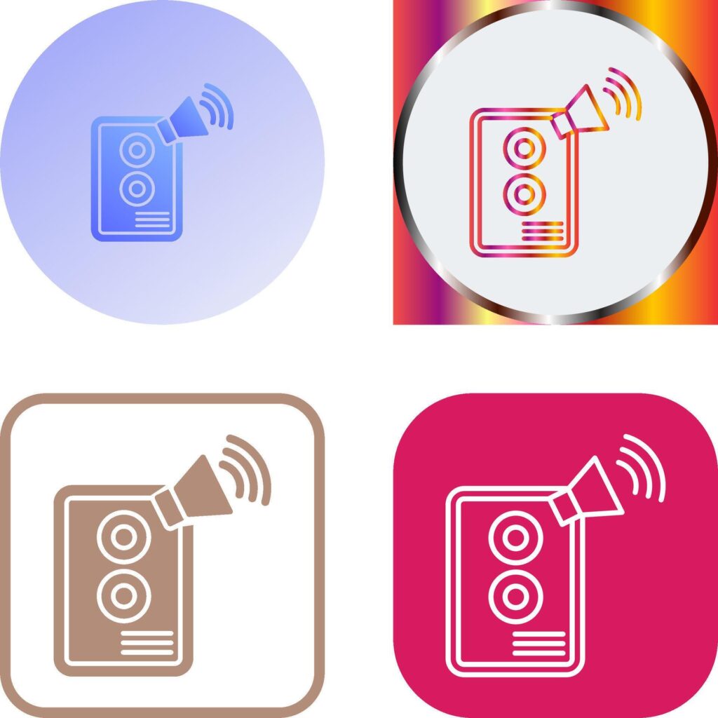 Speaker Icon Design Stock Free