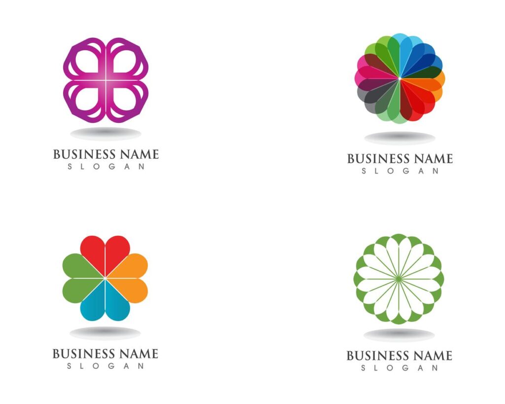 floral patterns logo and symbols Stock Free