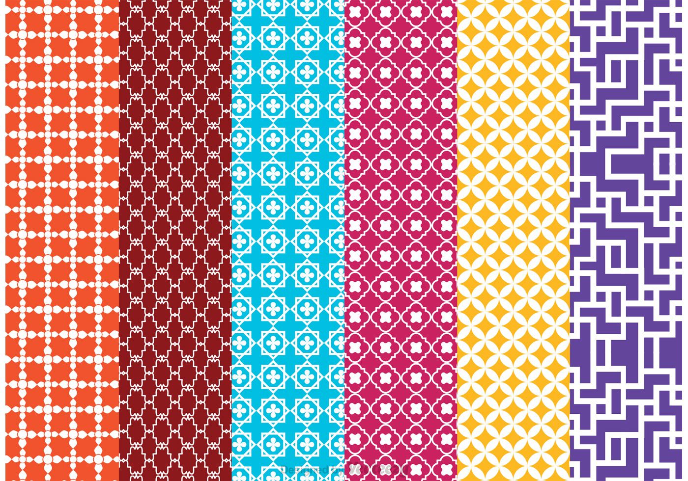 Morocco Vector Pattern Pack Free Vector and Free SVG