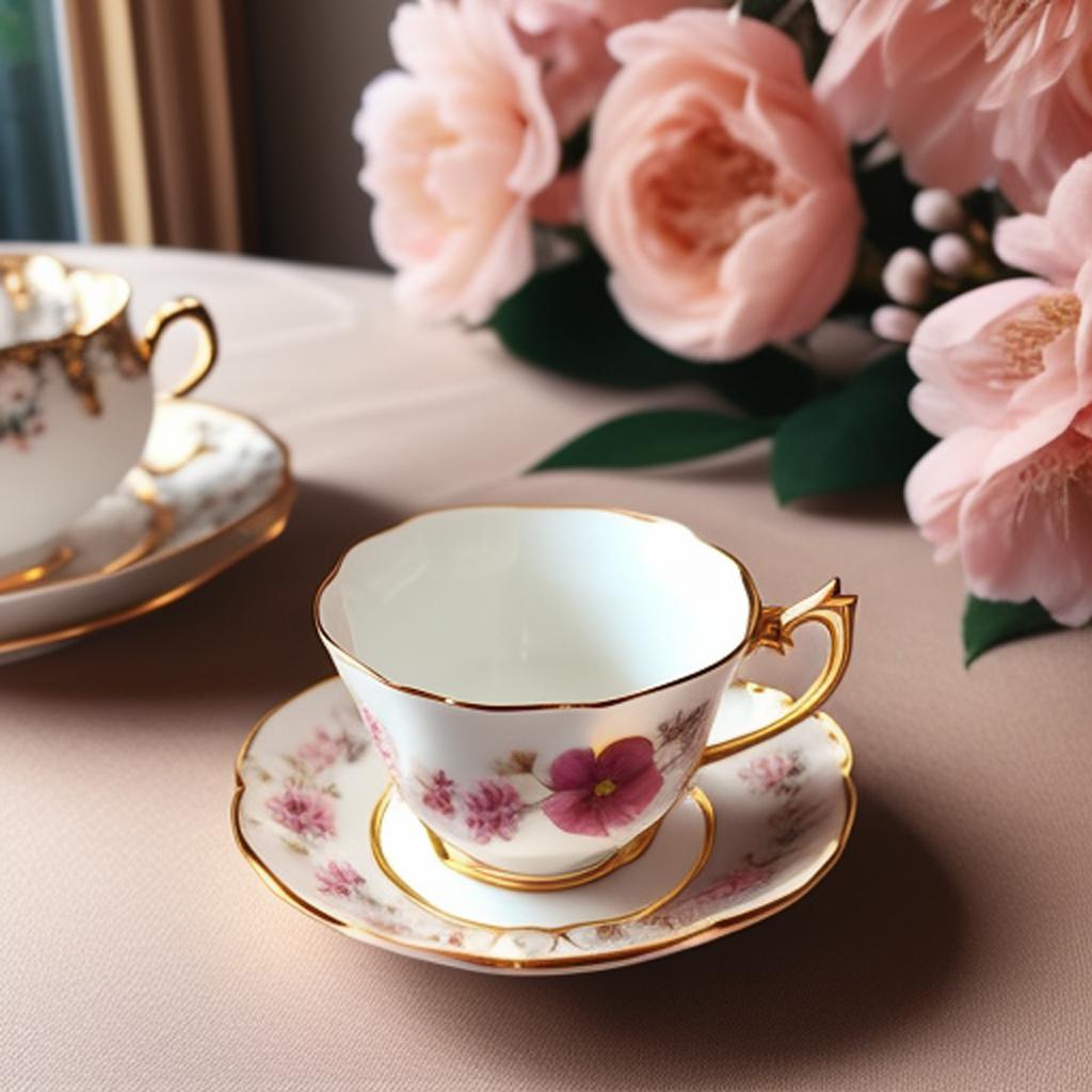 “Photo of elegant teacup, by @ai_generated