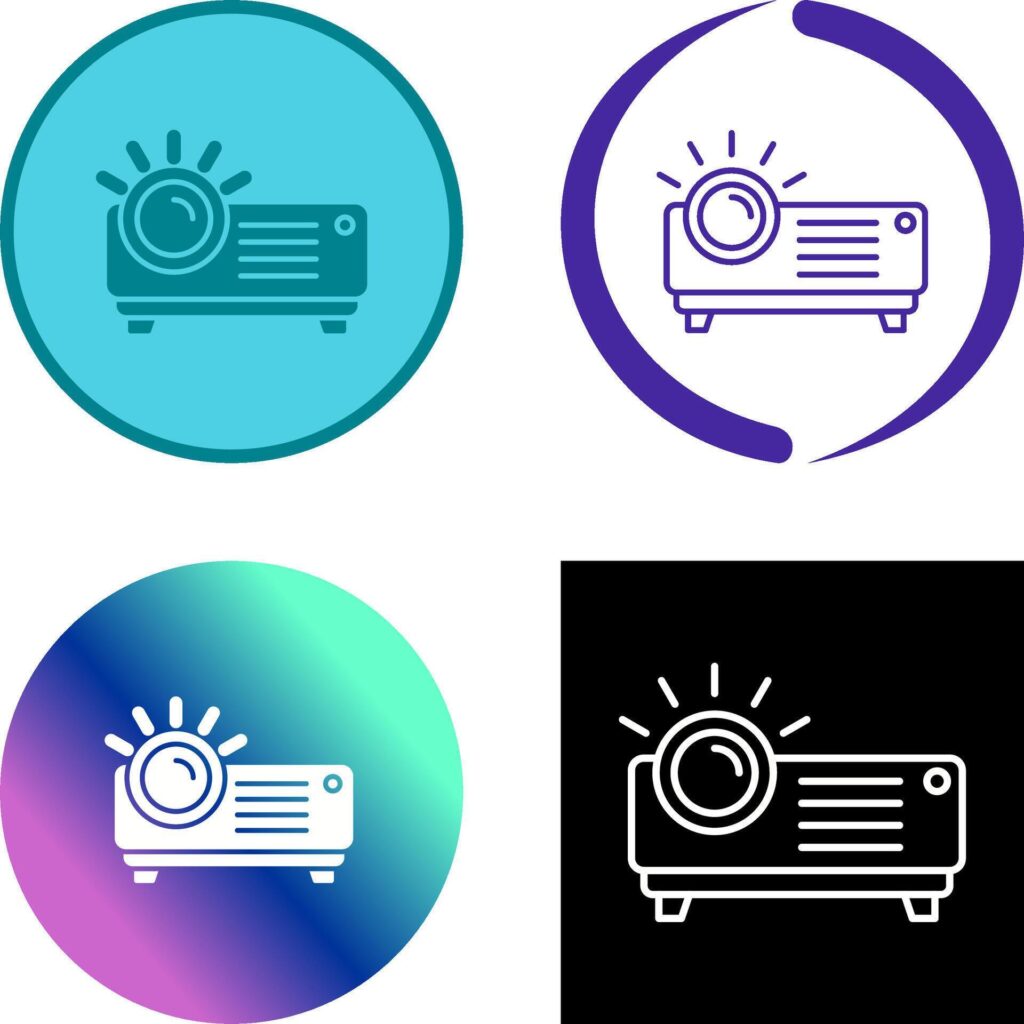 Projector Icon Design Stock Free