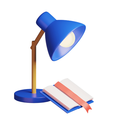 Light, lamp 3D illustration