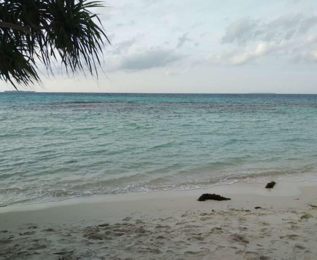 Natural scenery on Karimunjawa beach Stock Free