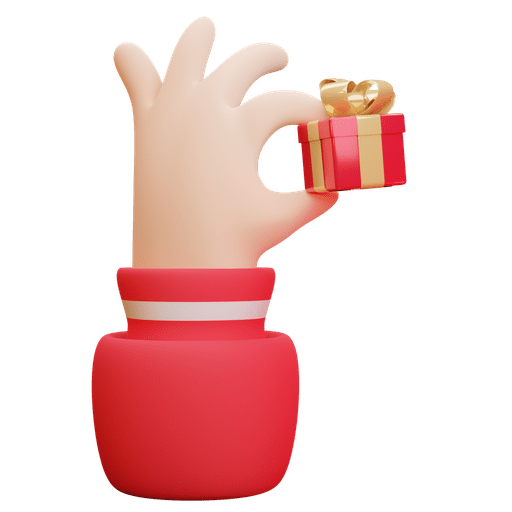 Present, gift, christmas 3D illustration