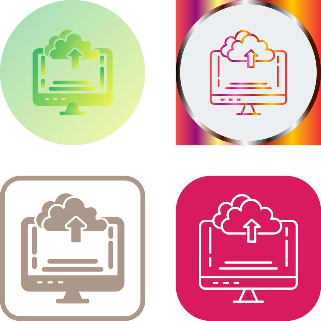 Upload Icon Design Stock Free