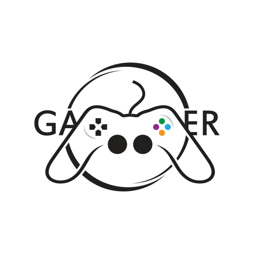 Joystick Game Controller Logo Icon Stock Free