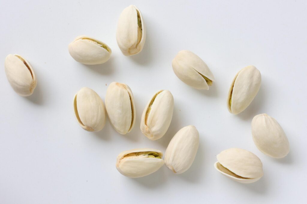 Pistachio nut isolated on white background Stock Free