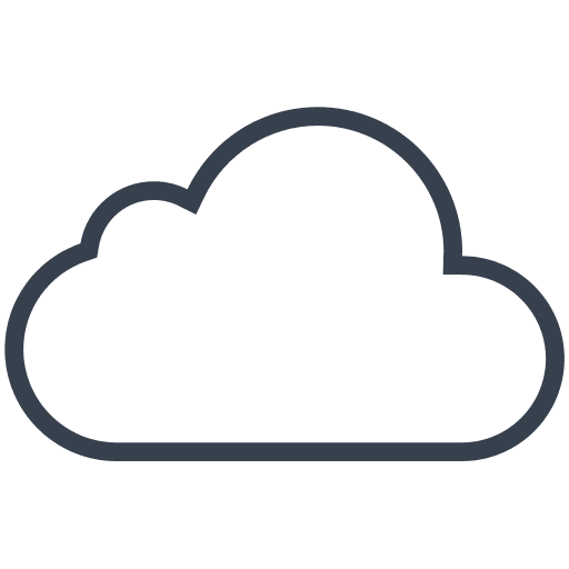 Cloud, weather, cloudy icon