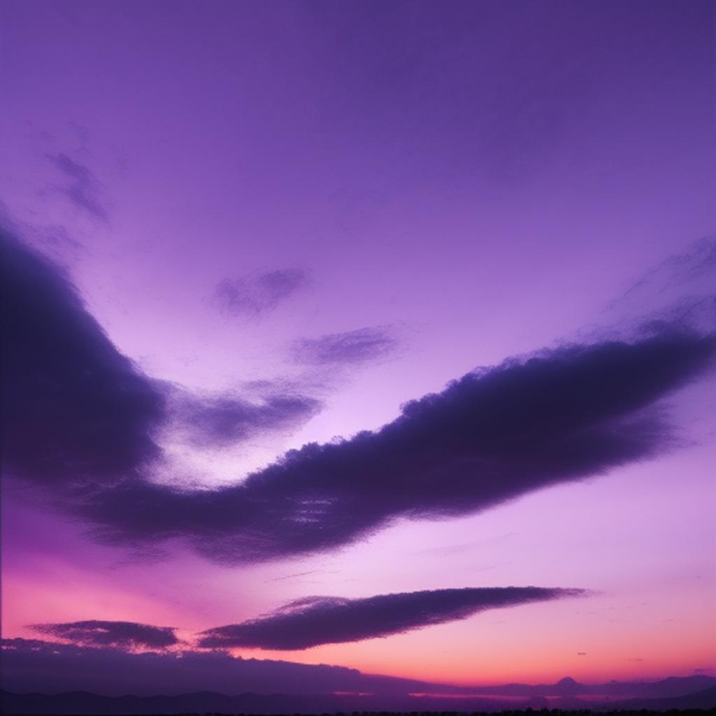 Purple sky by @gracedj1997 by @ai_generated