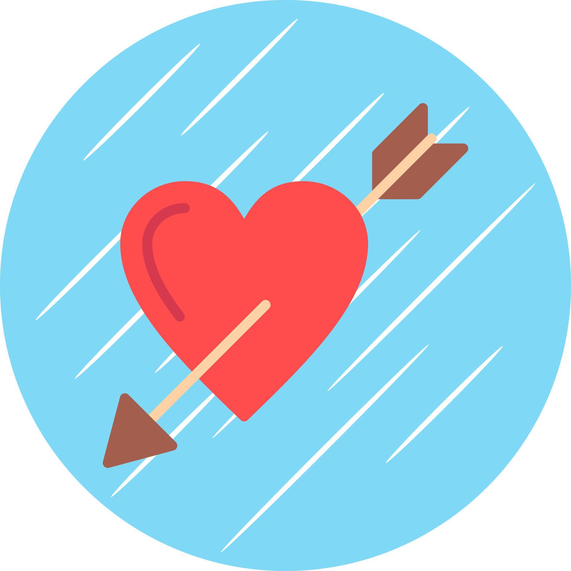 Heart Arrow Vector Icon Design Stock Free