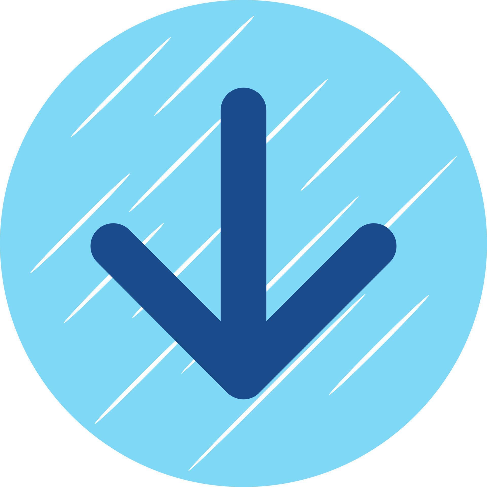 Arrow Down Vector Icon Design Stock Free