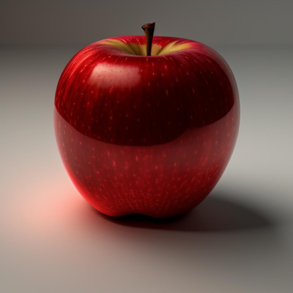 Apple red by @camrynjames15416 by @ai_generated