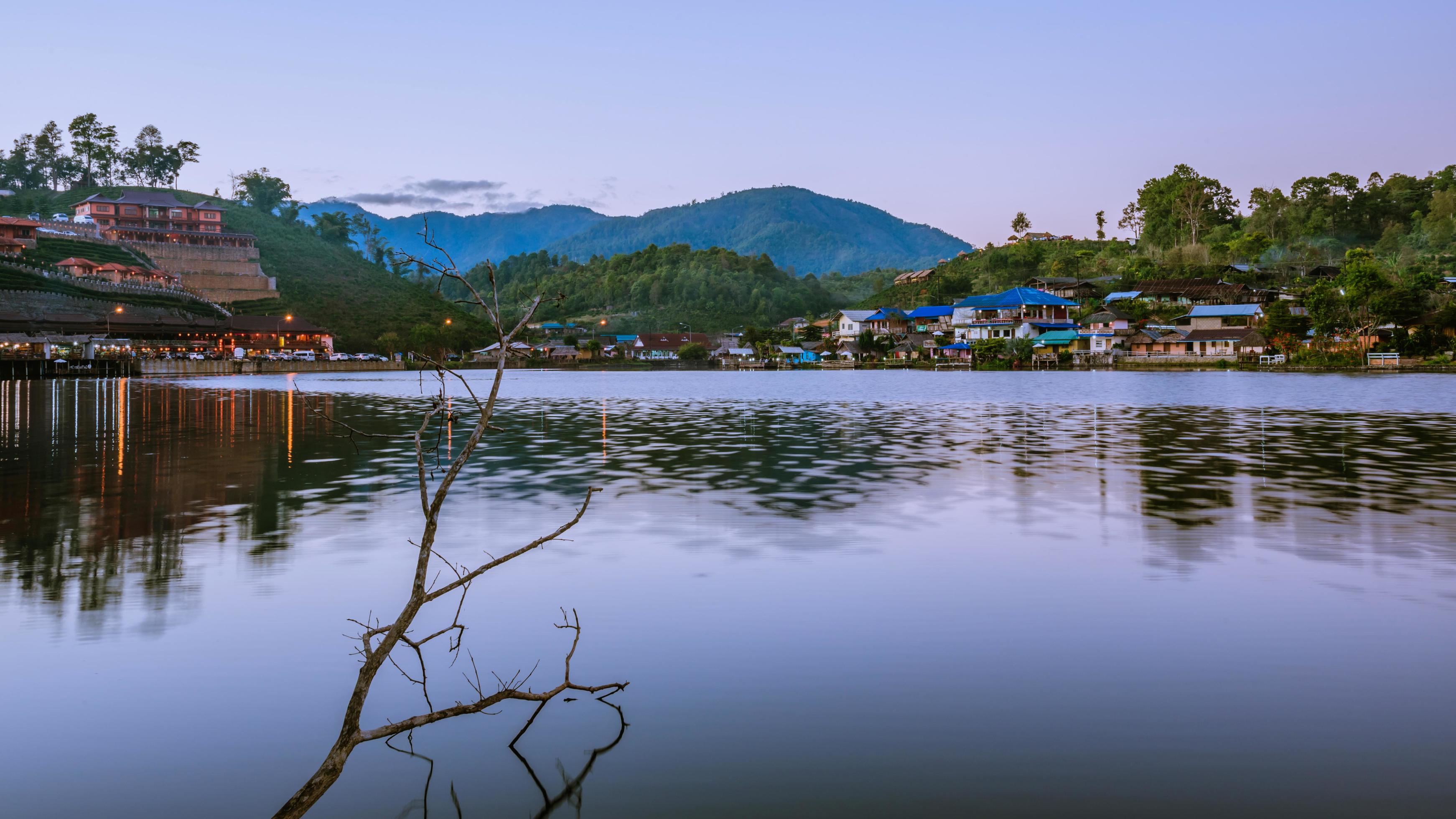 Nature tourism on the mountain Chinese village. at Ban Rak Thai village Mae Hong Son in Thailand. Stock Free