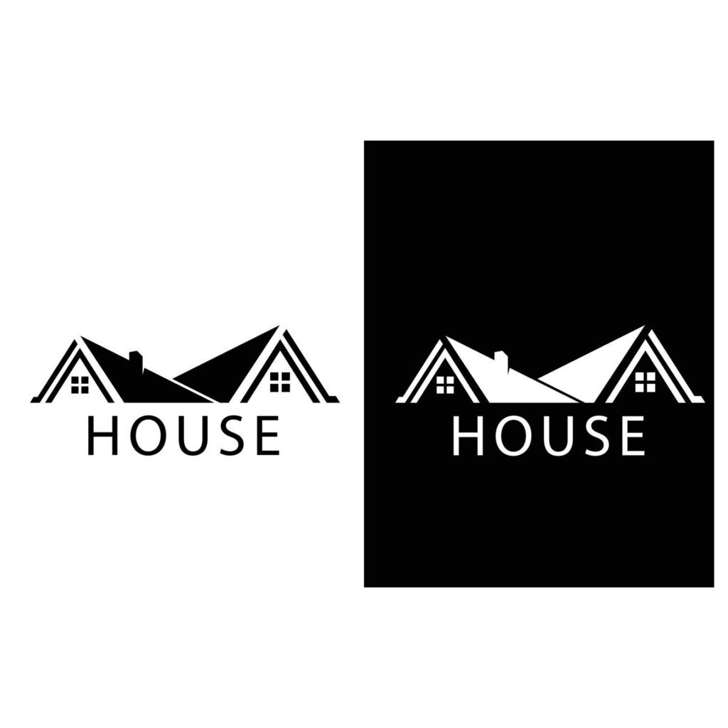 House logo and symbol vector image Stock Free