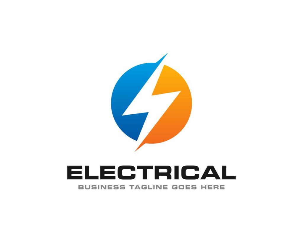 Electrical Thunder Logo Icon Vector Stock Free