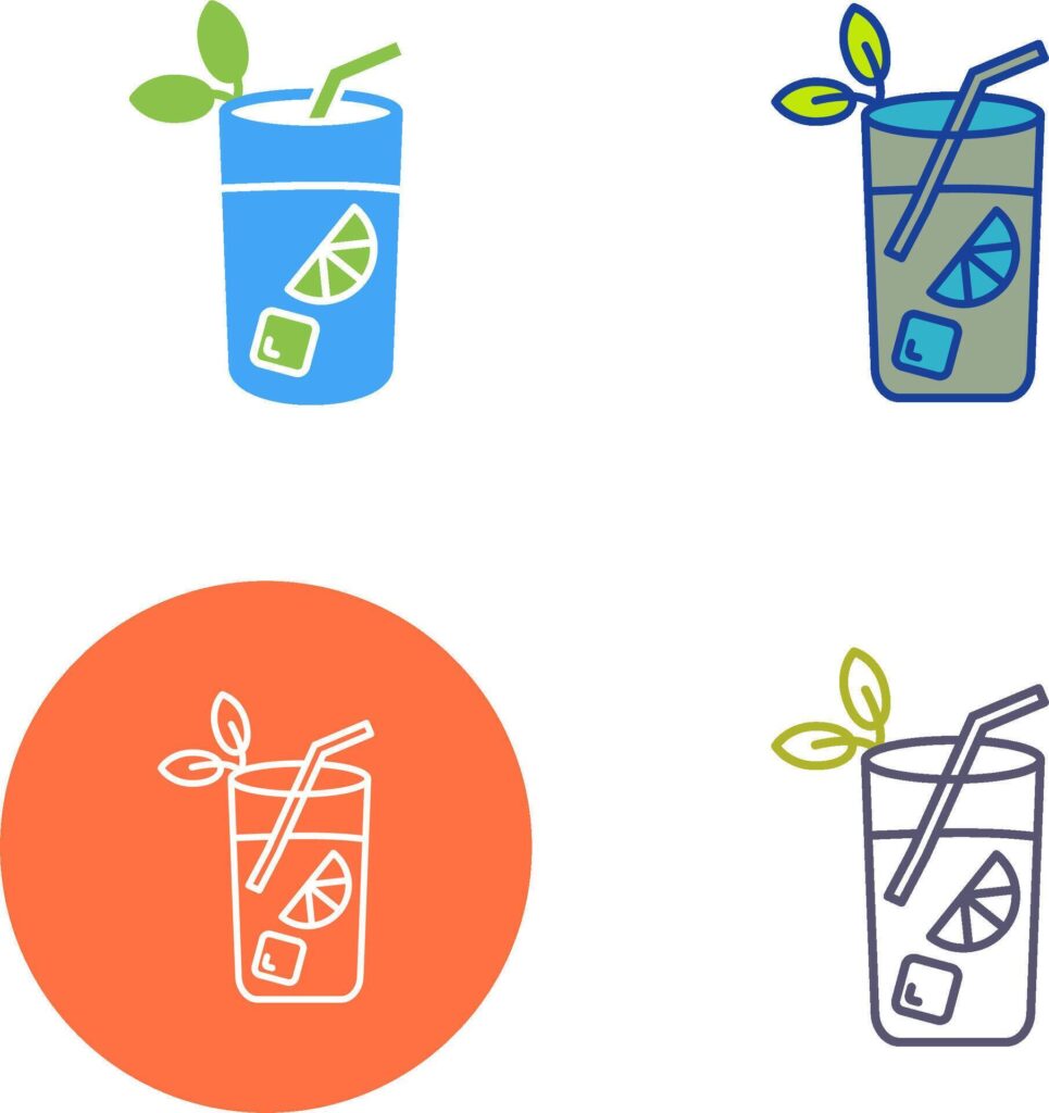 Mojito Icon Design Stock Free