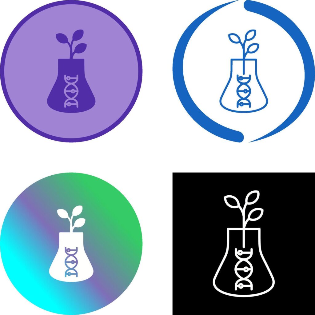 Biology Icon Design Stock Free