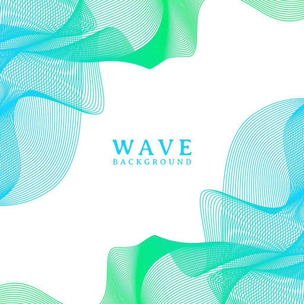 abstract colorful wavy line flowing background Free Vector and Free SVG