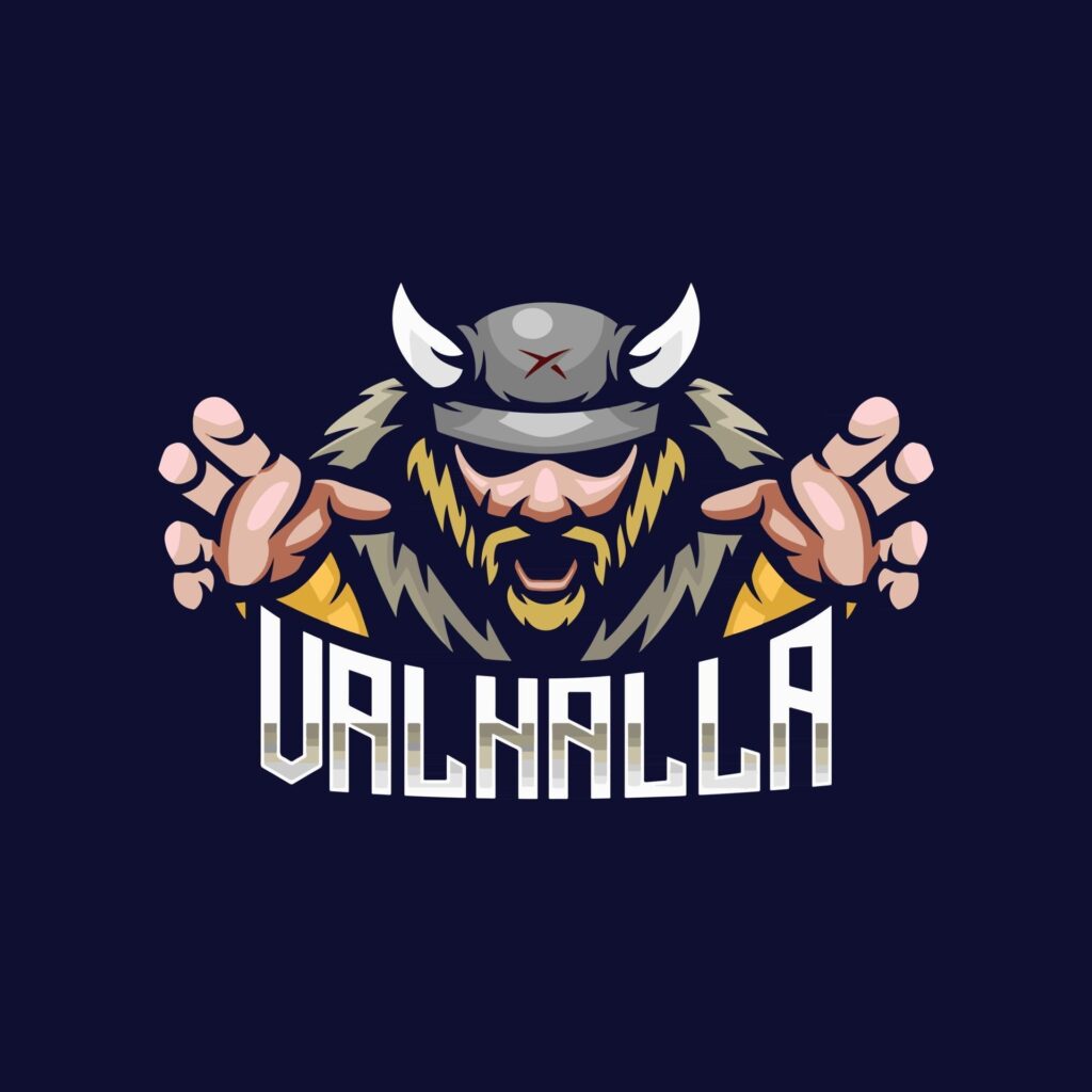 Viking valhalla logo Stock Free