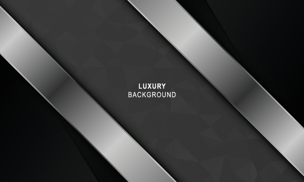 Luxury metal mosaic background. Free Vector