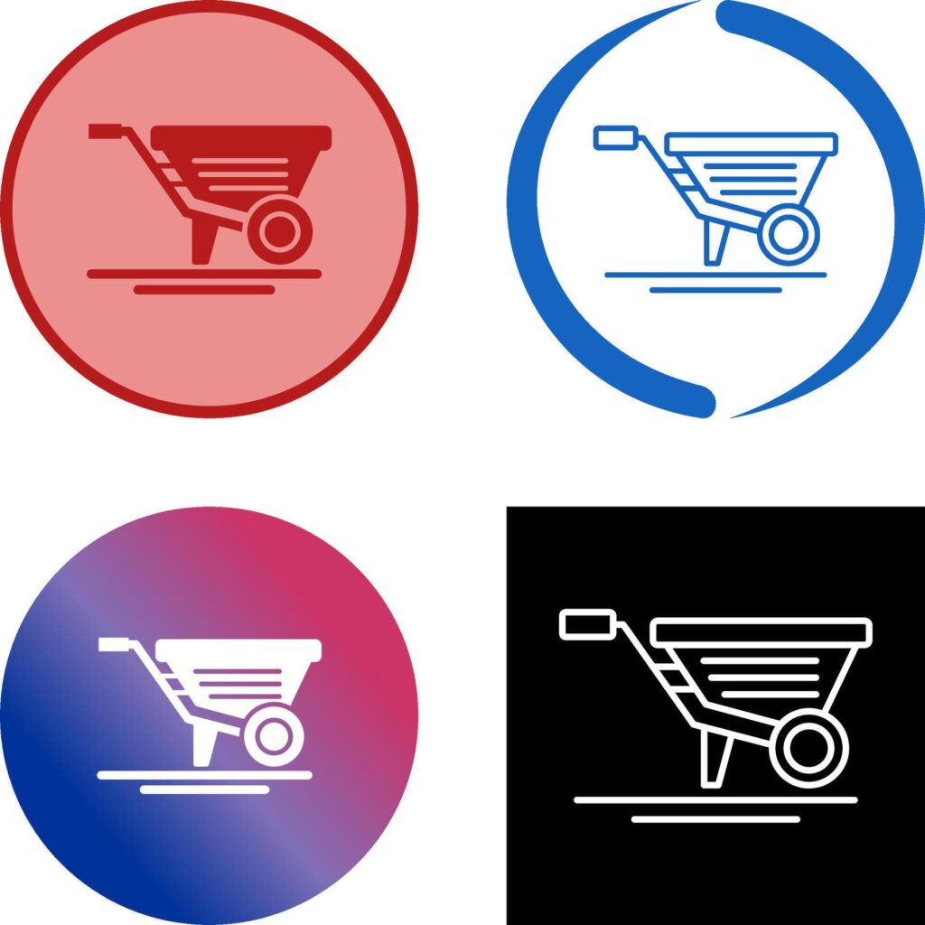 Wheelbarrow Icon Design Stock Free