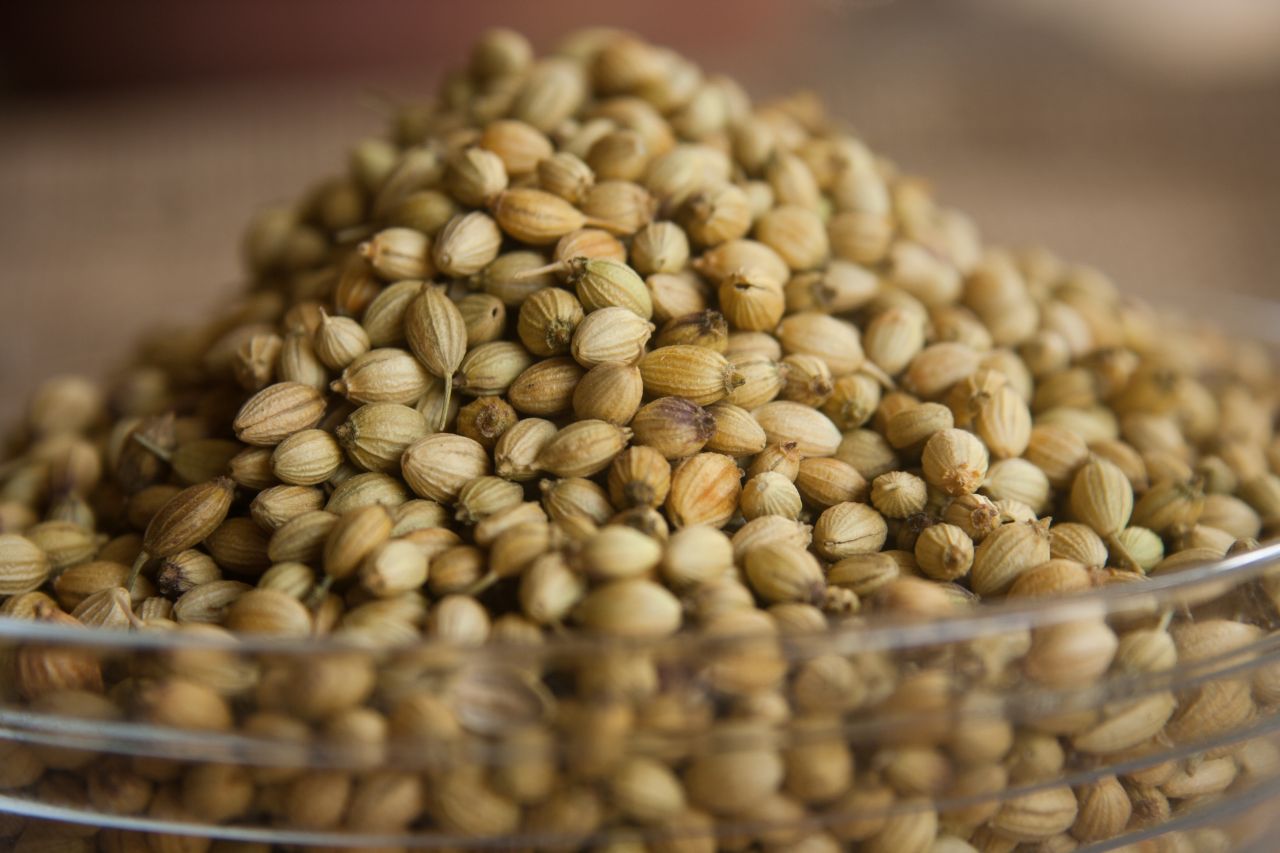 Coriander Seeds Stock Free