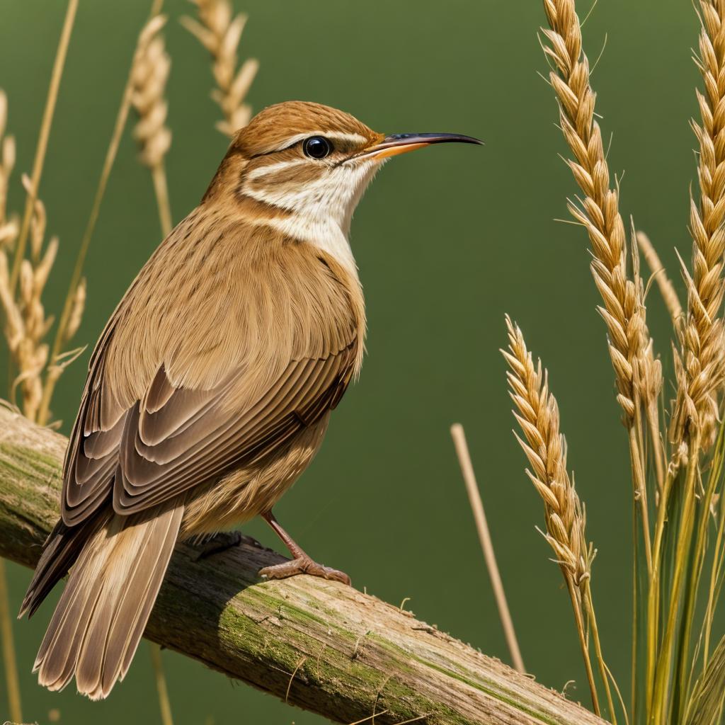 Great reed warbler Nature by @ai_generated