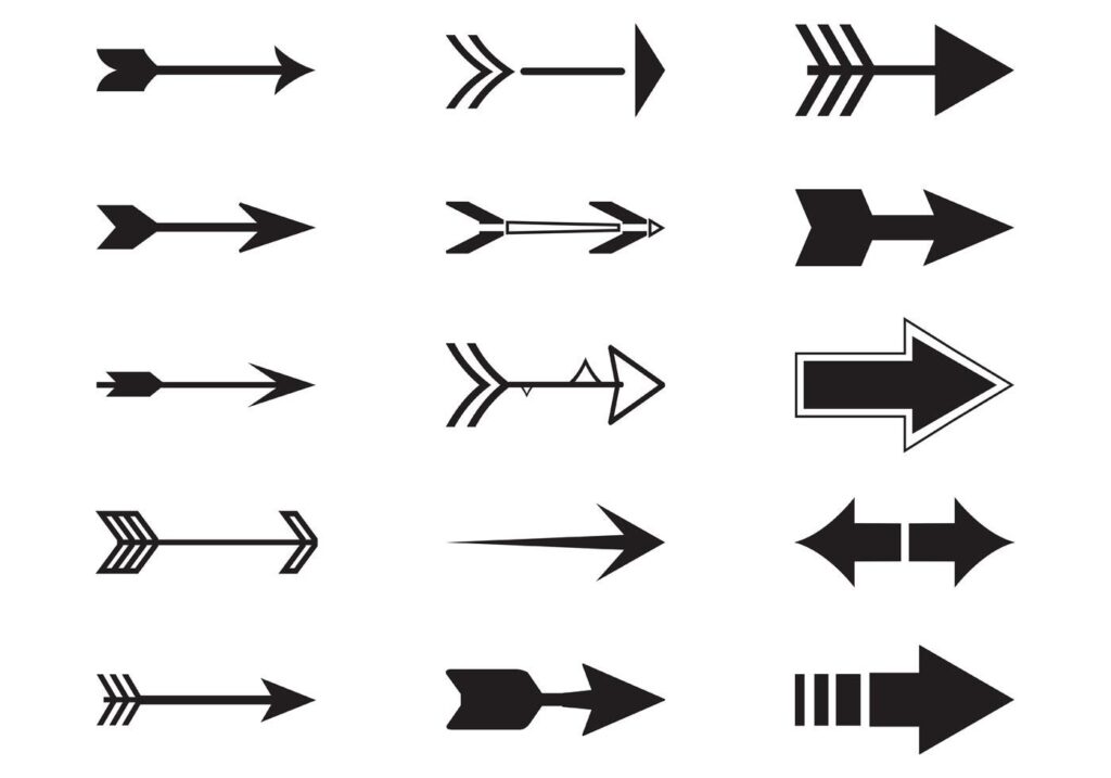 Vector Arrows Stock Free and Free SVG