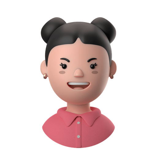 Avatars, accounts, female 3D illustration