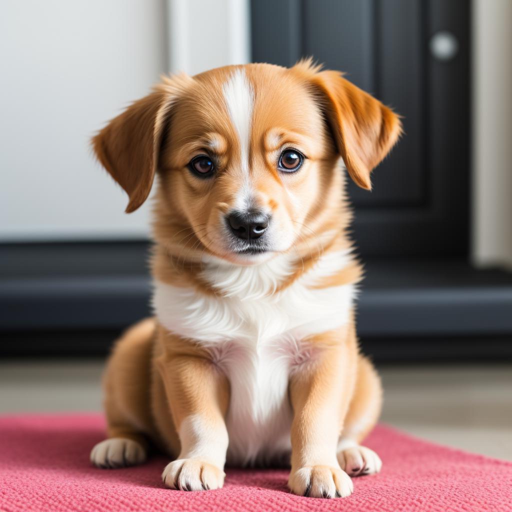 Adorable dog smiling by by @ai_generated