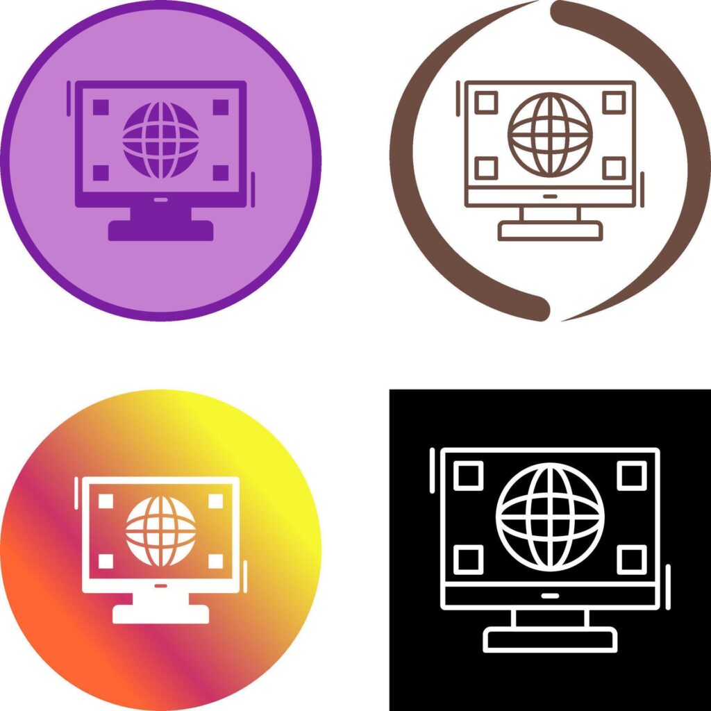 Worldwide Icon Design Stock Free