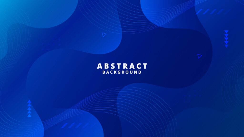 Abstract Blue Fluid Wave Background Free Vector