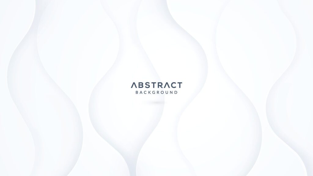 White abstract geometric background Free Vector