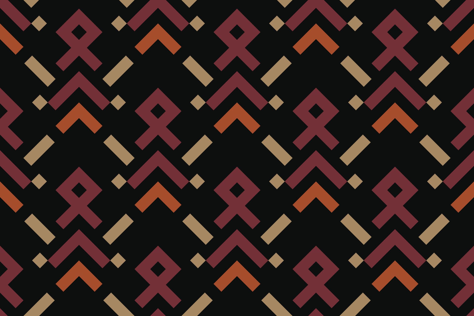 Geometric seamless pattern. Abstract geometric hexagonal graphic design. Seamless geometric pattern with vintage color. Free Vector